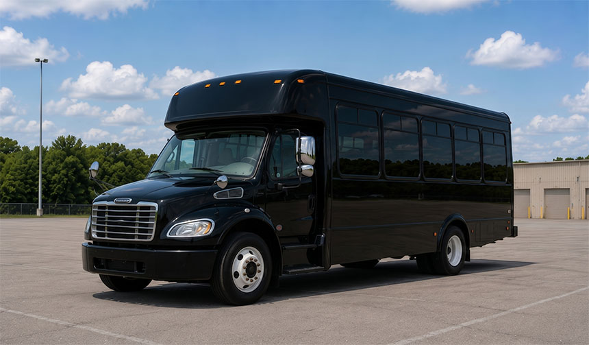 18-passenger minibus available for charter in Tyler, TX