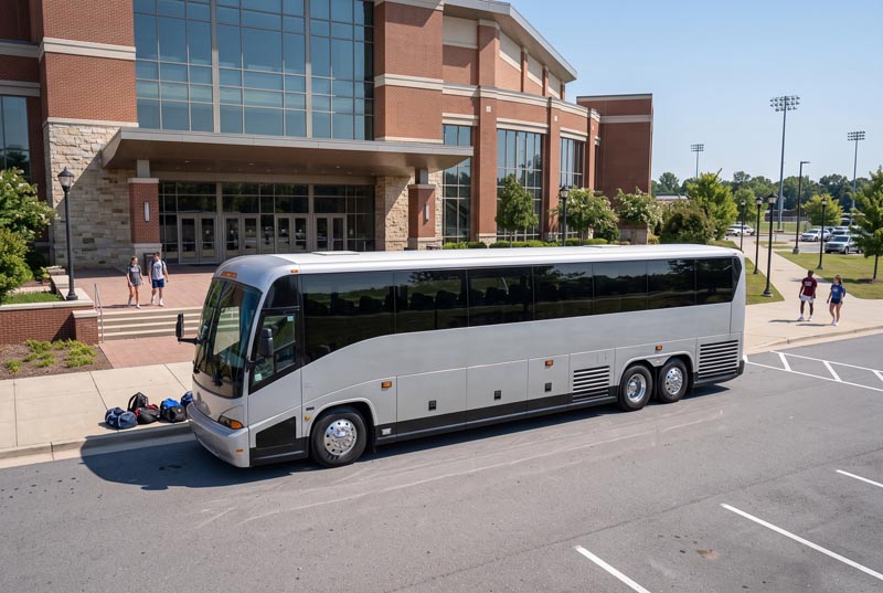 Sports Team Charter Bus Rentals in Tyler, TX