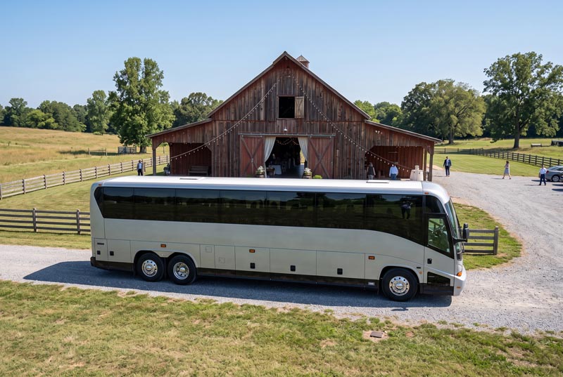 Wedding Shuttle Bus Services in Tyler, TX